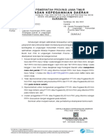 Surat Edaran Ke Instansi - Laporan PTT-PK Yang Diterima Jadi PPPK - Sign