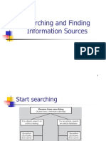 Searching and Finding Information Sources