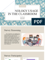 Technology Usage in The Classroom