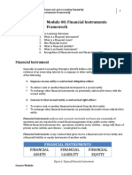 W5 Module 8 Financial Instrument Framework