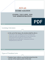 Taxes Tax Laws Tax Administration