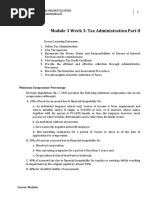 W3 Module 3 - Tax Administration Part II