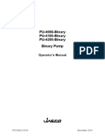 PU-4086-Binary PU-4185-Binary PU-4285-Binary Binary Pump: Operator's Manual