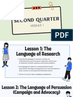 G10 Q2 MOD1 LESSON 1 Language of Research