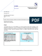 Situación del dengue y malaria para la Semana 29: