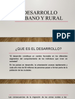 Desarrollo Urbano y Rural