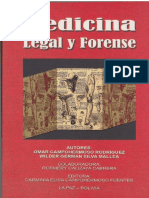 Medicina Legal y Forense