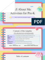 All About Me Activities For Pre-K by Slidesgo