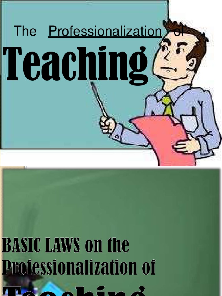 Professionalization of Teaching in the Philippines | PDF | Teachers ...
