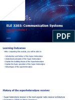 ELE 3203 Communication Systems Super-Heterodyne Receiver