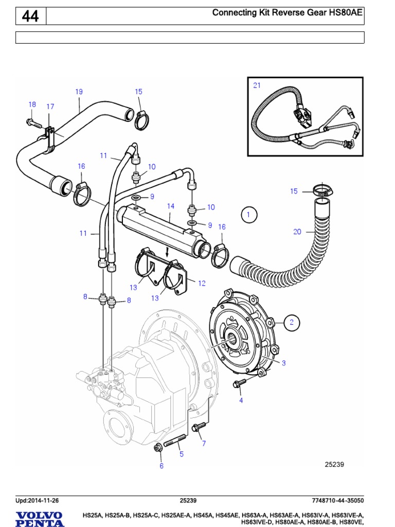 Connecting Kit Reverse Gear HS80AE | PDF | Equipment | Mechanical ...