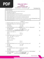 Computer Science-Xii-Model Test Paper-1