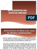 Antecedentes históricos del juicio de amparo en México