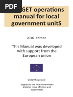Updated Budget Operations Manual 2023 | PDF | Governance | Budget
