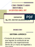 Derecho Tributario Historia: Fuentes Del DT