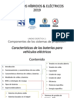 Características de las baterías para vehículos eléctricos