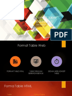 Modul KD3.3-KD 4.3 Format Table Pada Web