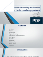 An Anonymous Voting Mechanism Based On The Key Exchange Protocol