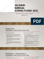 Sosialisasi Matching Fund 2022 (Kedaireka)