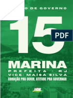 Plano de Governo Marina Prefeita - 15 RJ 1