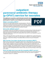 Neonatal P OPAT Service