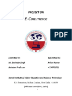 E-Commerce Project Document