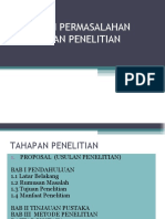 Perumusan Masalah