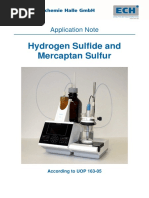 BA 03-01 Application Sulfide - Mercaptan UOP 163