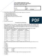 3. SOAL PAS BIO 12 IPA tanpa ans