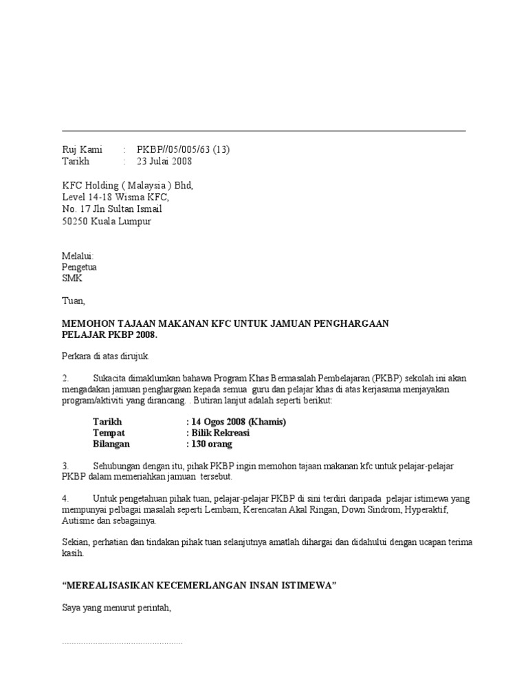 Contoh Surat Permohonan Van Jenazah