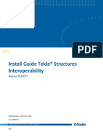 Install Guide Tekla Structures and Aveva PDMS - 2020-12-18