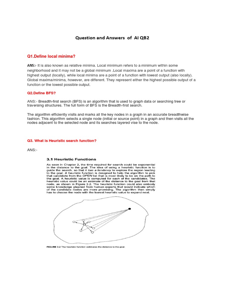 Ai Question Bank 2 PDF Robotics Robot