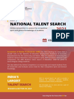 National Talent Search 2021 Brochure