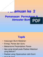 Pemanasan Permukaan & Atmosfer Bumi