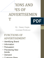 Functions and Classification of Advertisements