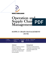 Modul 12 Oscm Supply Chain Management