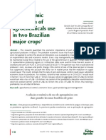 An Economic Evaluation of Agrochemicals Use in Two Brazilian Major Crops