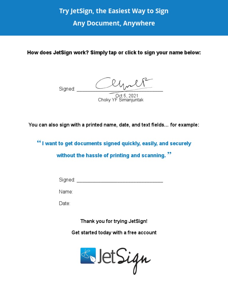 How JetSign Simplifies Document Signing | PDF