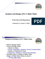 Lecture - 4 - Analysis and Design of R. C. Water Tanks