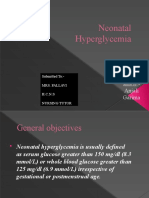 Neonatal Hyperglycemia1