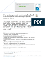 Deep Learning Approach To Predict Sentinel Lymph Node Status Directly From Routine Histology of Primary Melanoma Tumours