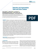 Melanoma Lesion Detection and Segmentation Using YOLOv4-DarkNet and Active Contour