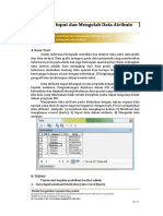 Input Dan Mengolah Data Atribute