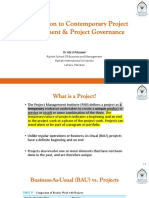 01 Introduction To Contemporary Project Management Project Governance