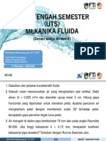 Uts Mekanika Fluida 2022-2023