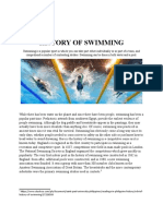 History of Swimming