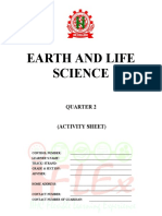 Grade 11 Quarter 2 As Earth and Life Science