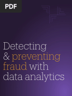 Detecting & Preventing Fraud With Data Analytics