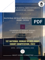 BROCHURE 1st National Human Rights Moot Court Competition 2022