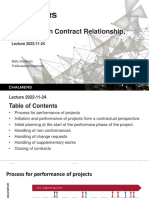 Construction Contract Relationship, TEK 141 Lecture